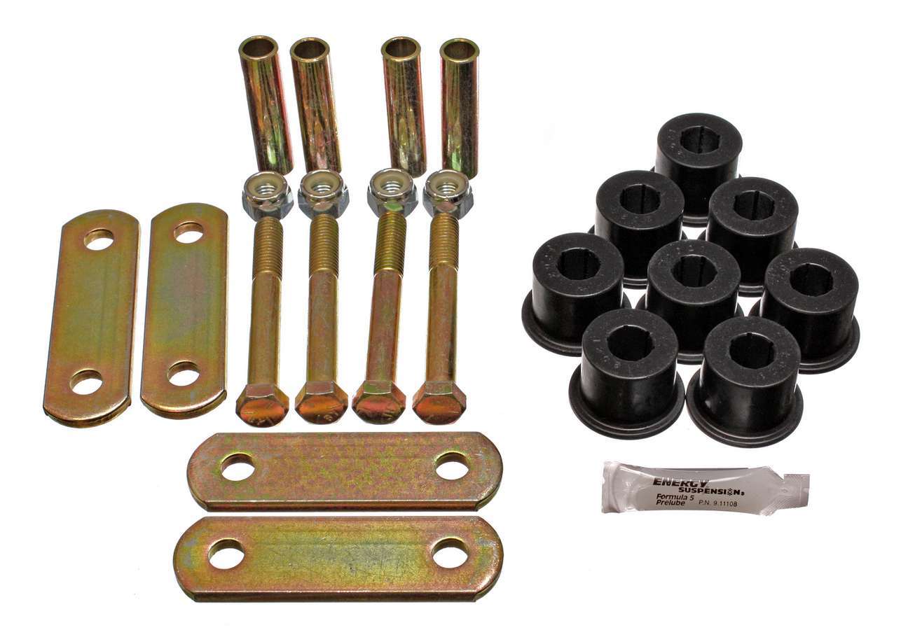 ENERGY SUSPENSION 3.2135G Hyper-Flex Spring Shackle Bushing Kit for 1967-1981 GM F-Body
