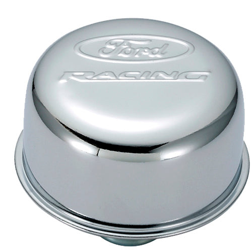 Ford Performance Logo Air Breather Cap: Push - In Type Chrome - 302-215 - Image 7