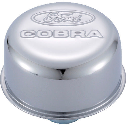 Ford Performance Ford Cobra Logo Air Breather Cap: Chrome - 302-225 - Image 6
