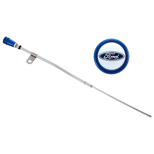 Ford Performance Dipstick Kit: Aluminum Anodized Handle, Embossed Ford Logo - 302-400 - Image 6