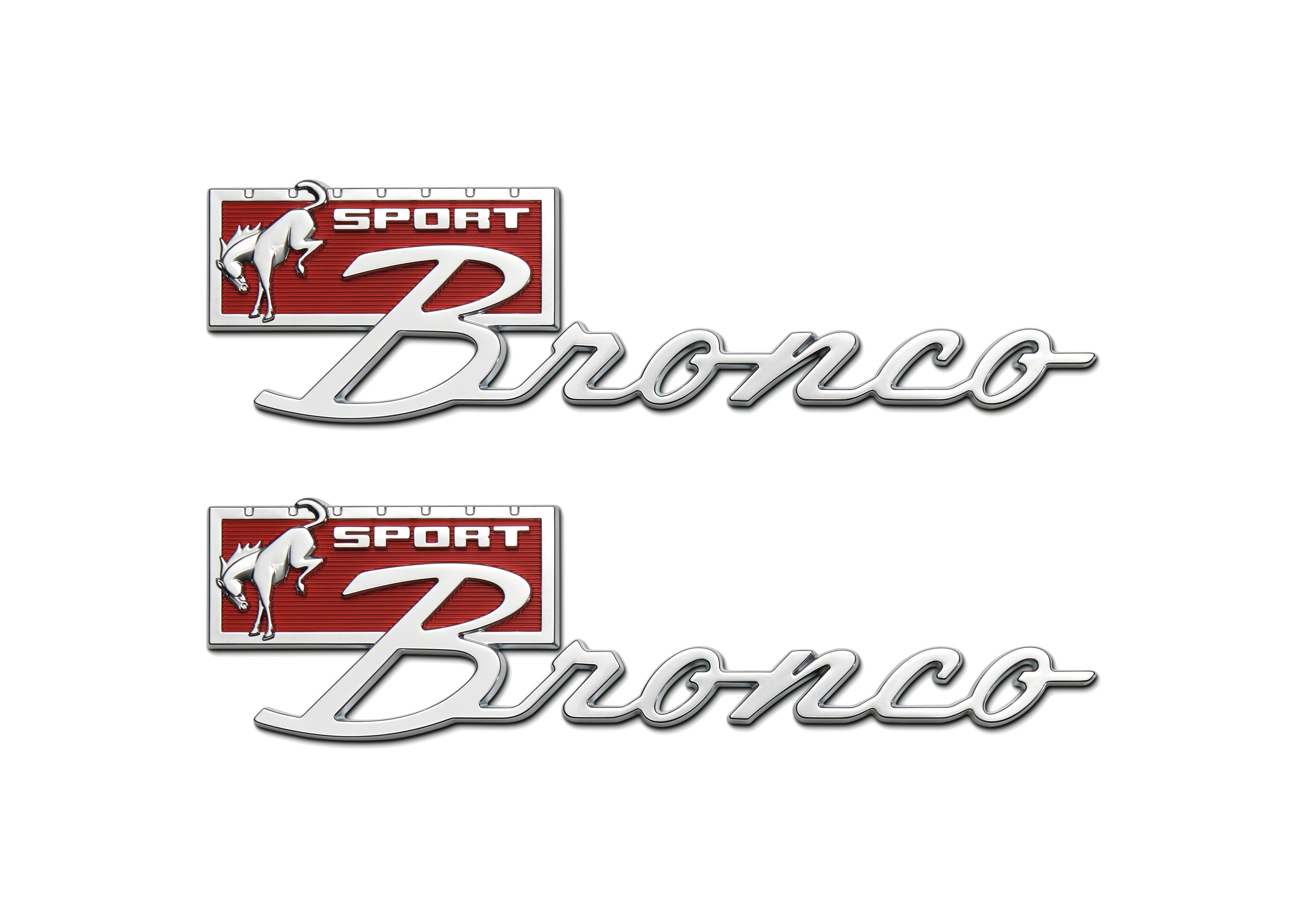 Ford Performance 2021-2025 Bronco Sport Script Fender Badge Kit - M-1447-BSPRT - Image 10