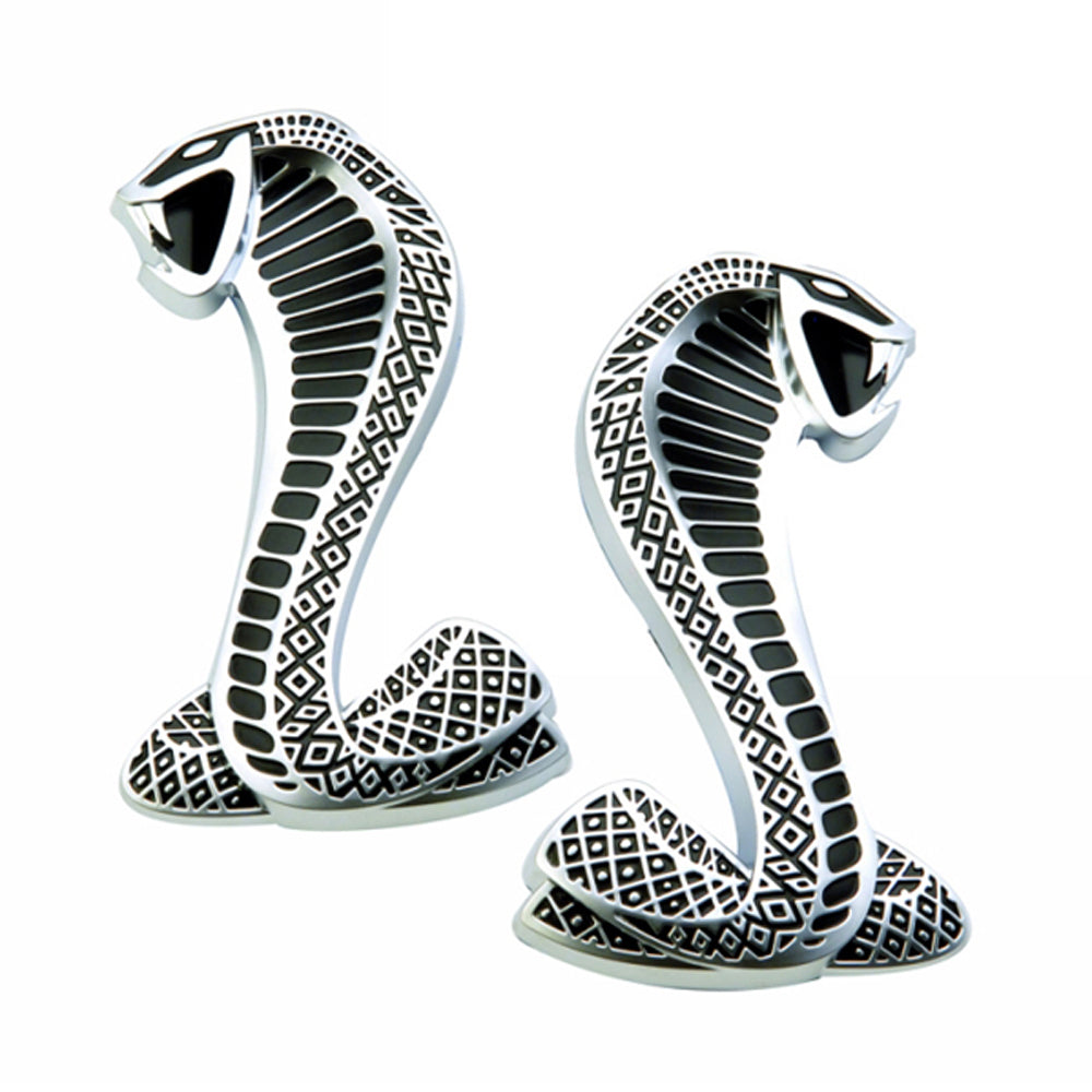 Ford Performance 2007-2014 Mustang Shelby SVT 'Cobra' Snake Fender Emblems - M-1447-C - Image 3