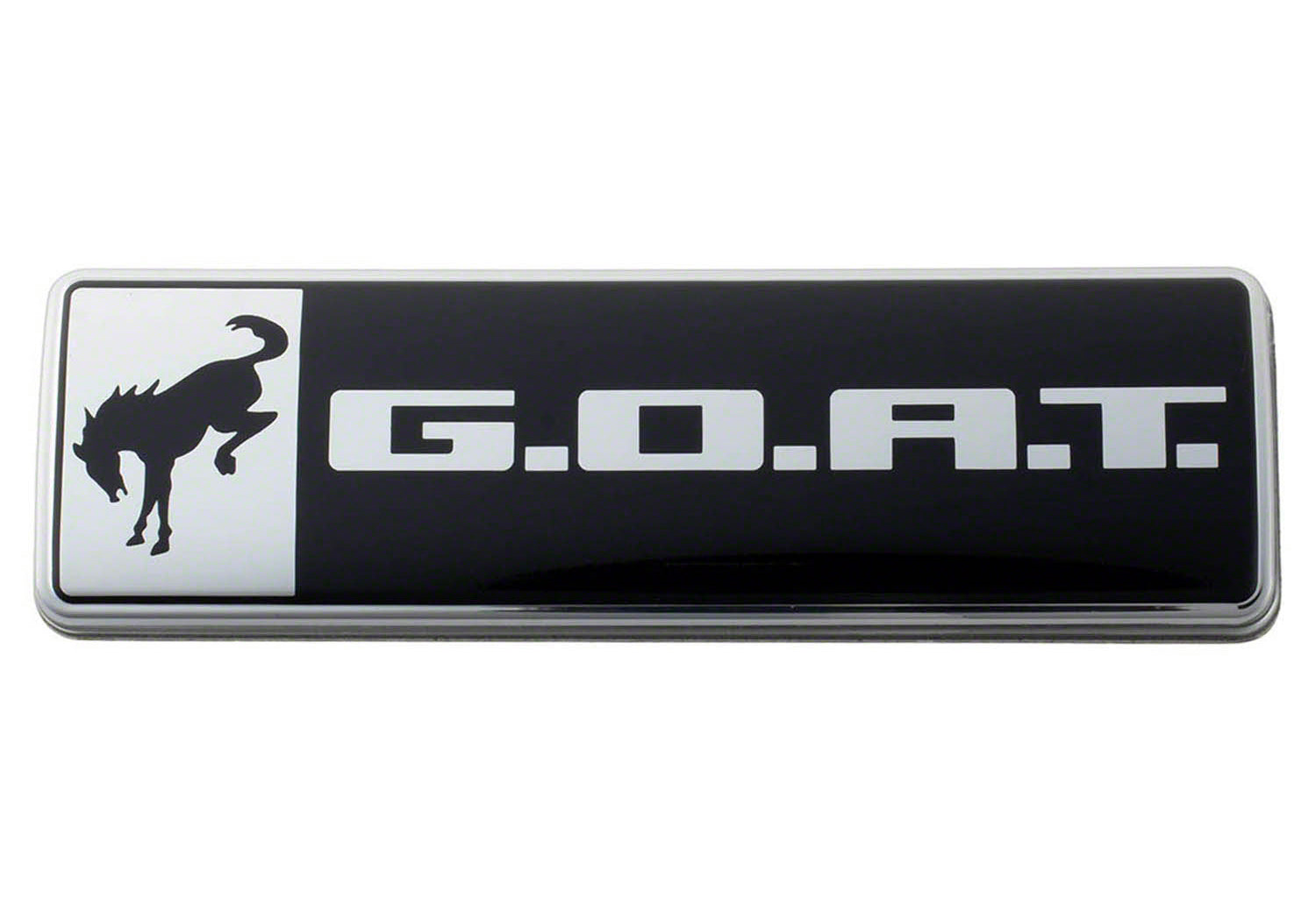 Ford Performance Bronco Bronco Sport G.O.A.T. Badge - Black Chrome - M-1447-GOAT - Image 7