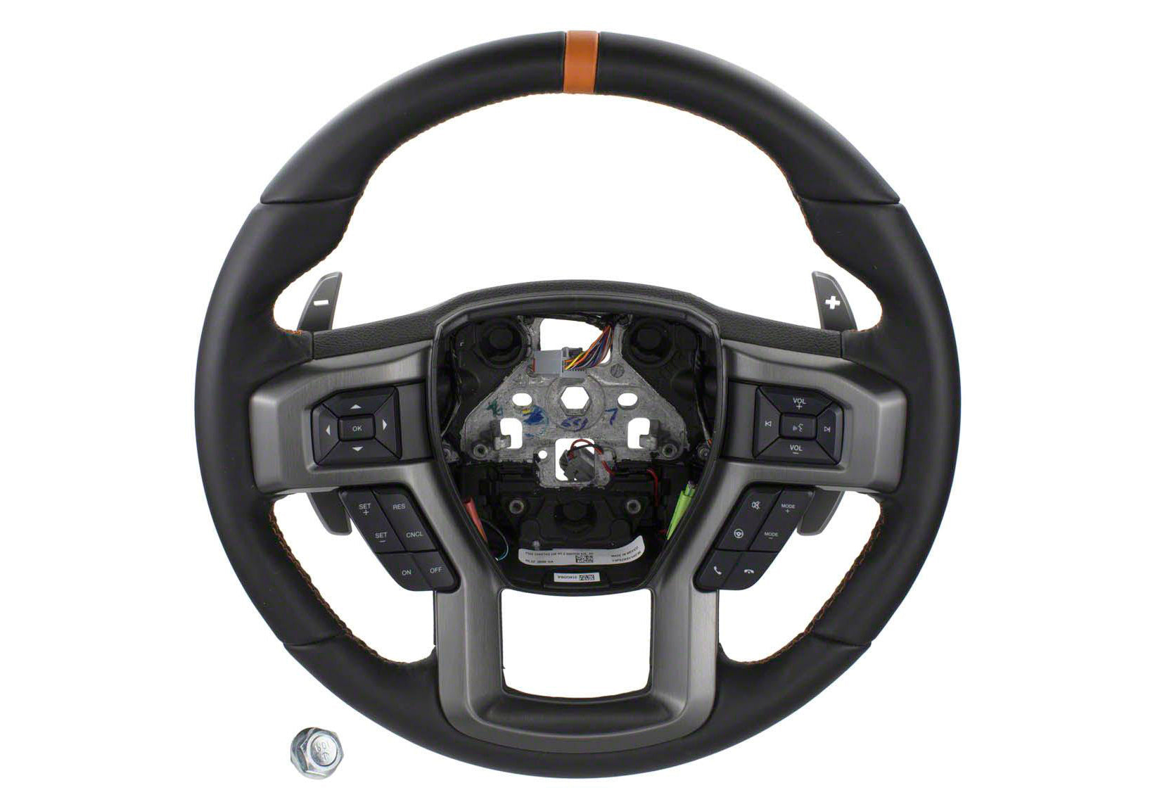 Ford Performance 2015-2018 F-150 Raptor Performance Steering Wheel Kit - Orange Sightline - M-3600-F15ROR - Image 10