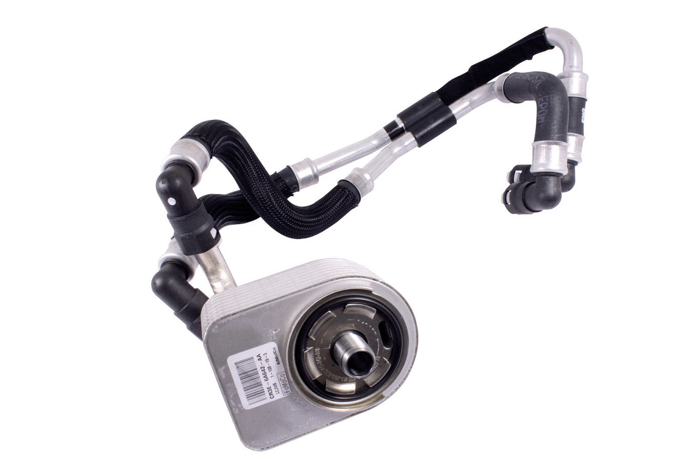 Ford Performance 2011-2014 Mustang GT 5.0L Coyote Oil - to - Water Engine Oil Cooler Kit - M-6642-MB