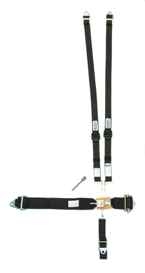 Hooker Harness 5-Pt Harness HANS Alum. LL Ratchet Adj Black - Gccl_51110