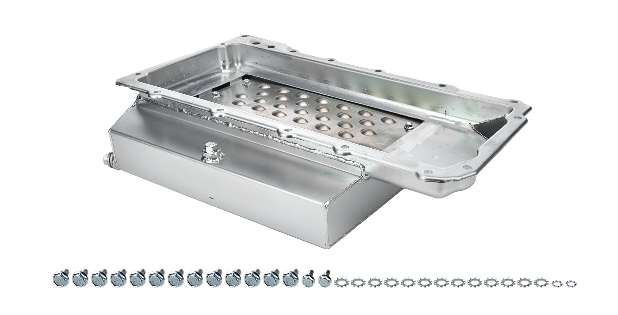Kevko Racing Oil Pans and Components LS1007-ST GM LS CT Oil Pan 8qt 4-In Deep Rear Sump