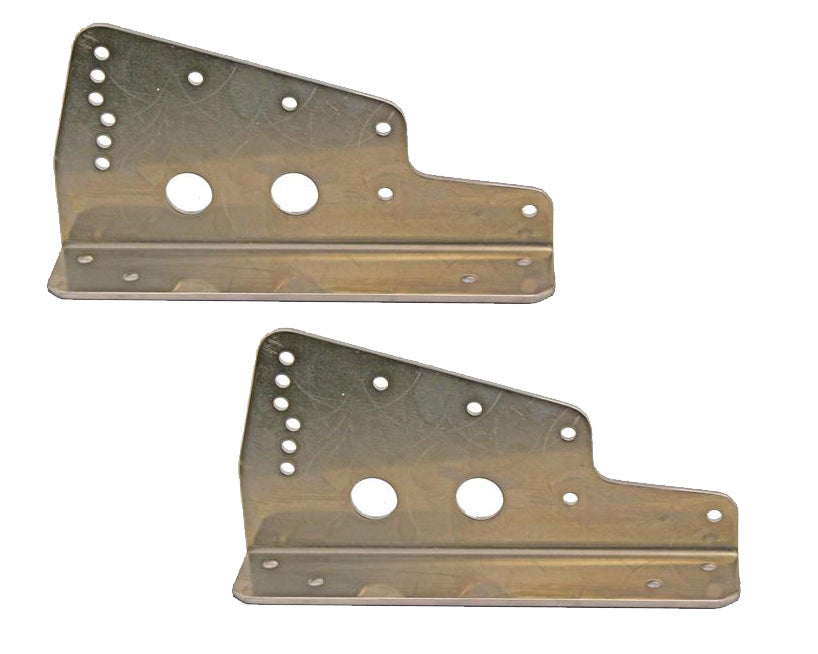 Kirkey Seat Mount Floor 3/16 In Aluminum 2-pc 99214