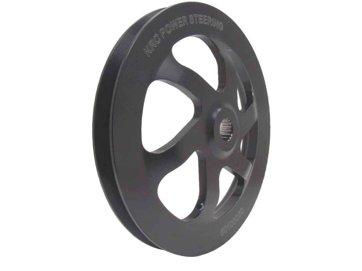 KRC Power Steering KRC50100000 Pulley 6in Alum. V-Belt