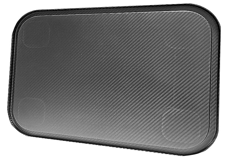 King Racing Products Air Filter Carbon Base Plate For K&N Walker 1489