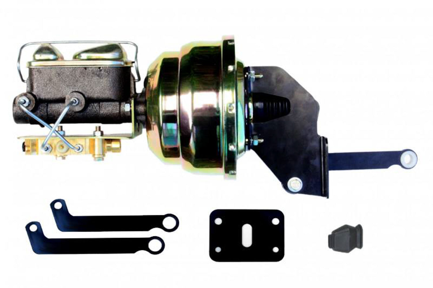 LEED BRAKES A8473 8-Inch Dual Diaphragm Power Brake Booster and 1-Inch Bore Master Cylinder