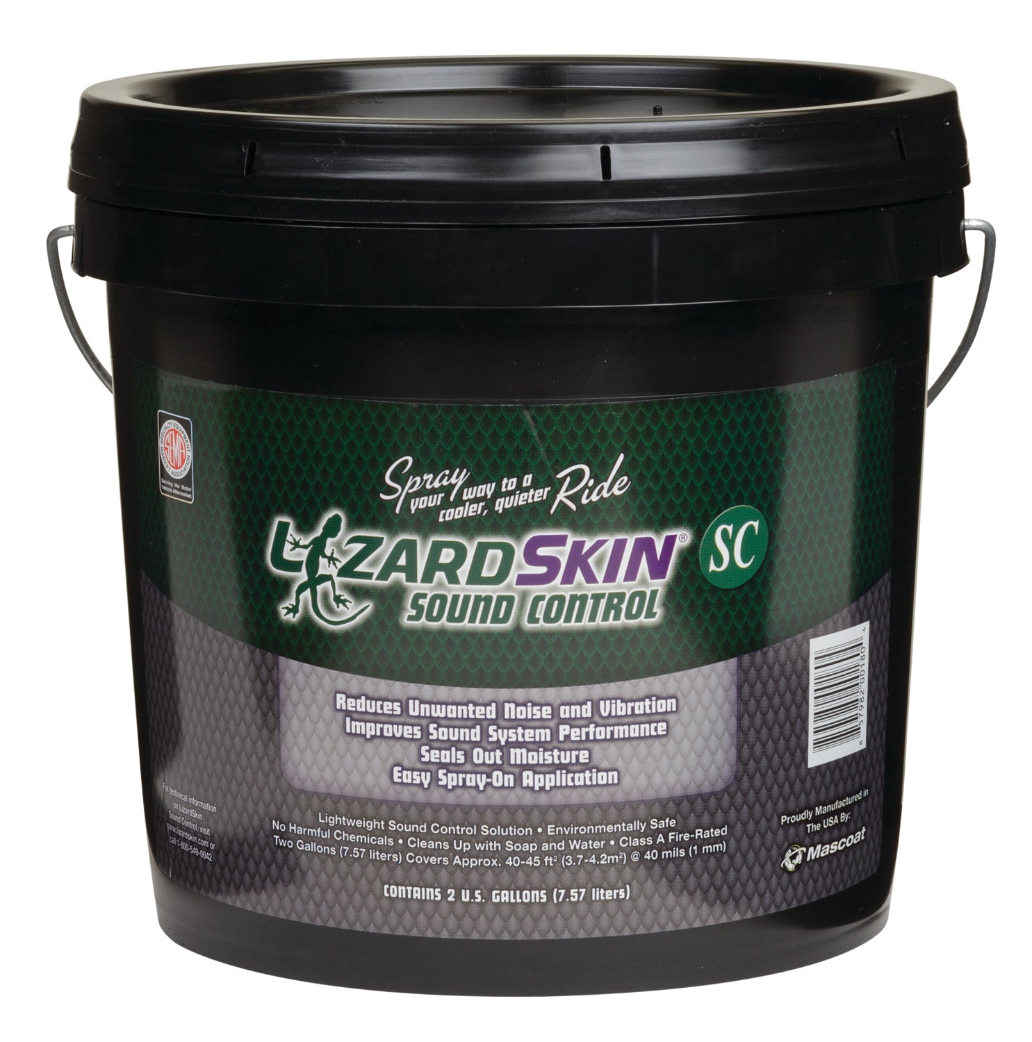 Lizard Skin 3124344 Black Sound Control 2Gal Ceramic Insulation