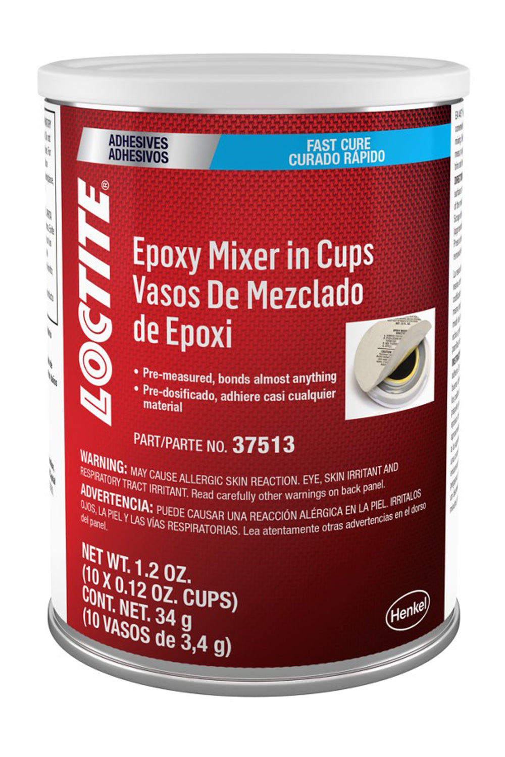 Loctite 494151 Epoxy Mixer Cups 0.12oz Cup Each