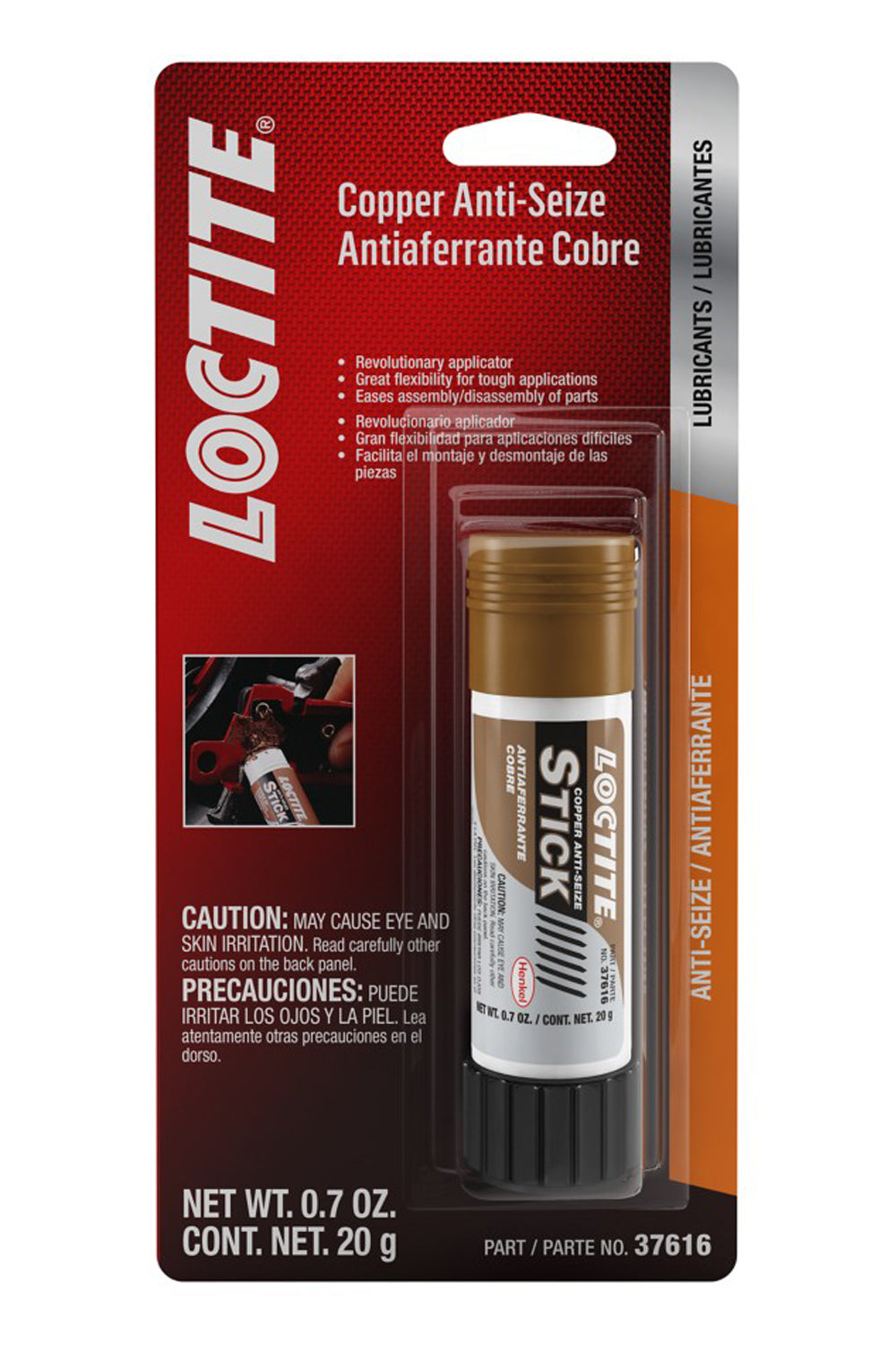 LOCTITE 504468 Copper Anti-Seize Lubricant Stick, 0.7 oz