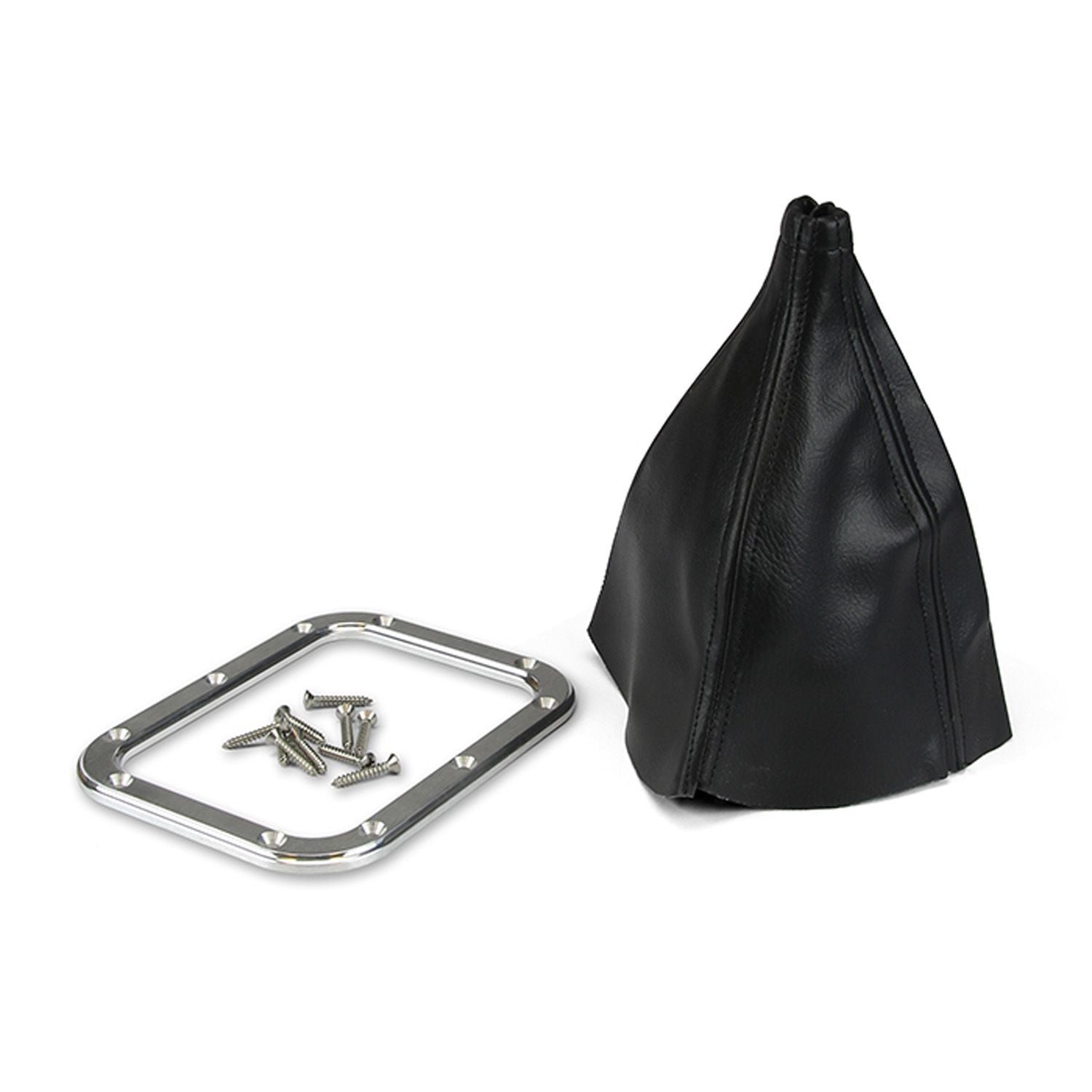 Lokar Billet Rectangular Floor Shifter Boot Shifter Boots And Rings 70-BFMB