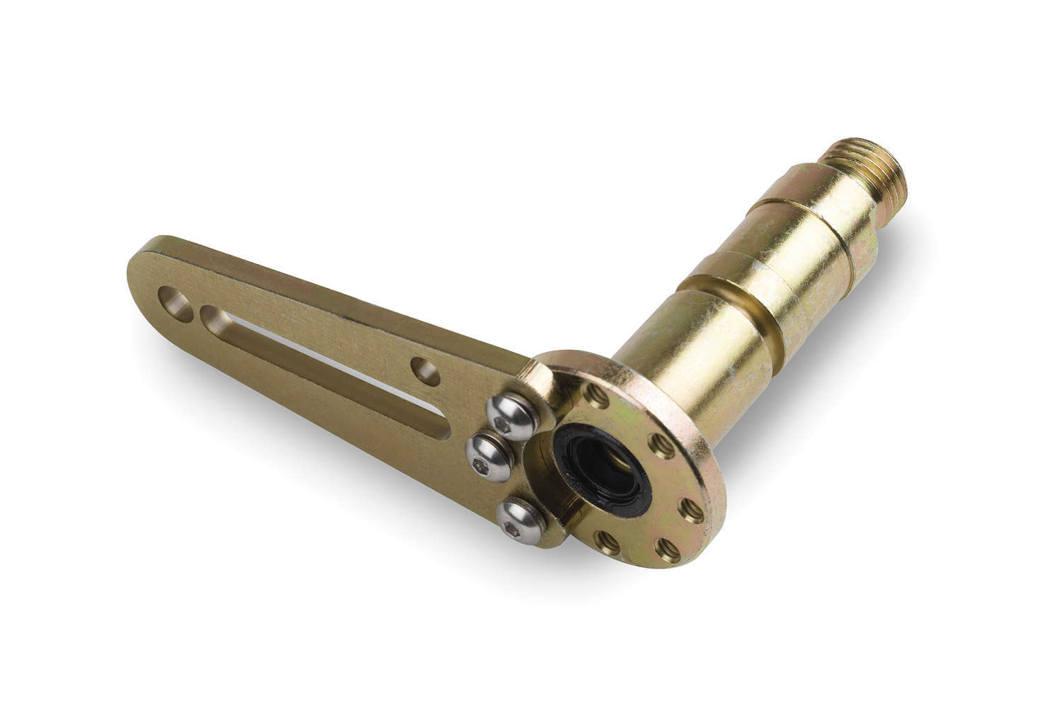 Lokar Ford Aod Selector Shaft - Arm 1/4 in Slot - Hole Shifter Brackets Cables And Linkages