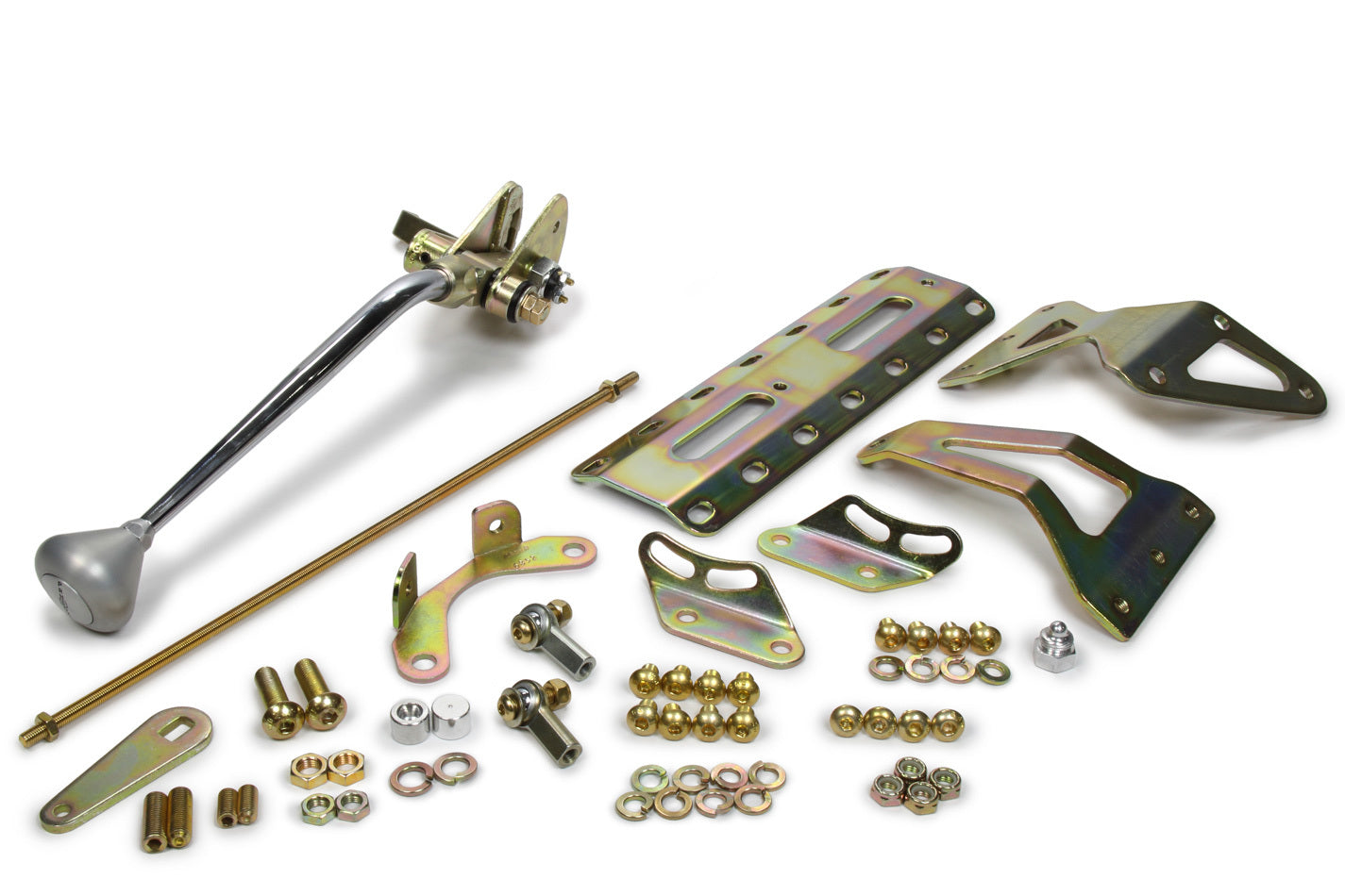 Lokar CM700CM 12 in 700-R4 Shifter W/ Brushed Alum. Mush. Knob Transmission Shifters