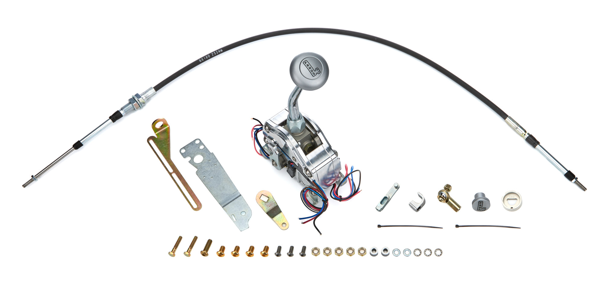 Lokar ES Shifter GM 6L80 8 in Lever Mushroom Knob Transmission Shifters ES6L80EM