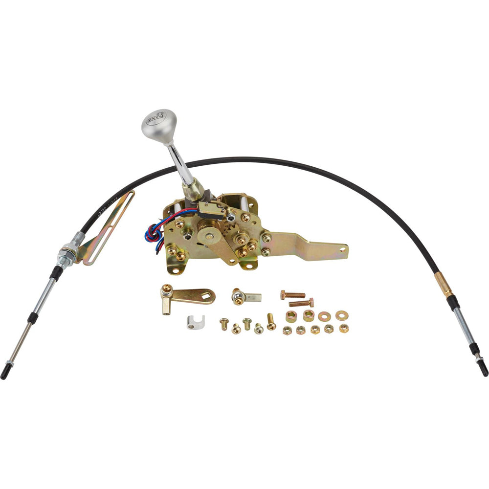 Lokar ES Shifter GM 6L80 6 in Lever Mushroom Knob Transmission Shifters ES6L80FM