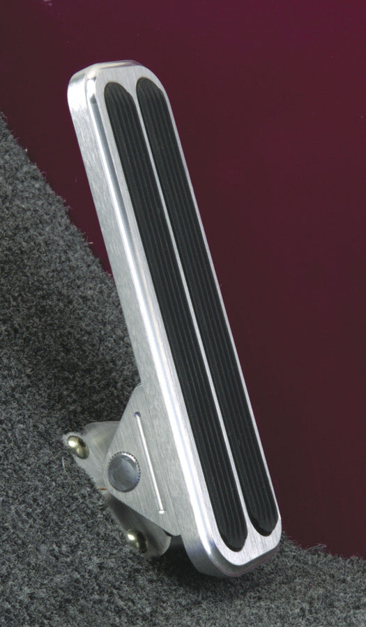 Lokar Eliminator Floor Mt Gas Pedal Billet Withrubber Pedal Assemblies And Components