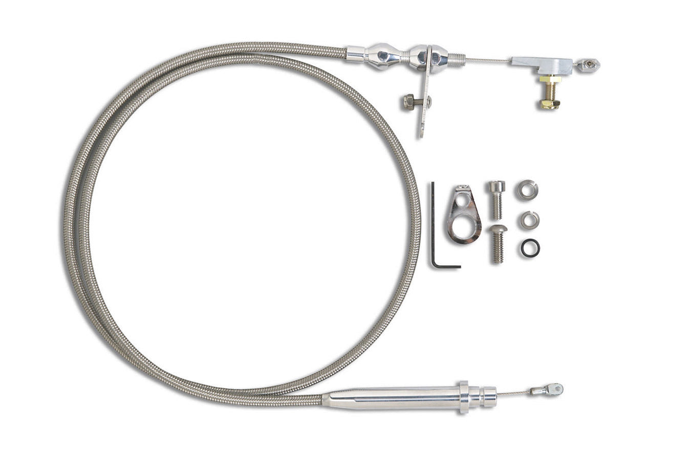Lokar KDP-2350HT Polish. Hi-tech Turbo 350 Kickdown Cable Automatic Transmission Kickdowns