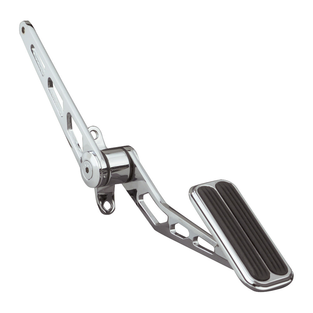 Lokar Chrome Gas Pedal Withrubbe Pedal Assemblies And Components SG-6007