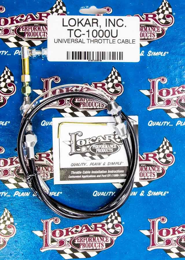Lokar TC-1000U48 Universal Throttle Cable Throttle Cables