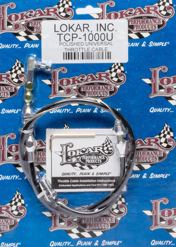 Lokar TCP-1000U Universal Throttle Cable Kit Throttle Cables