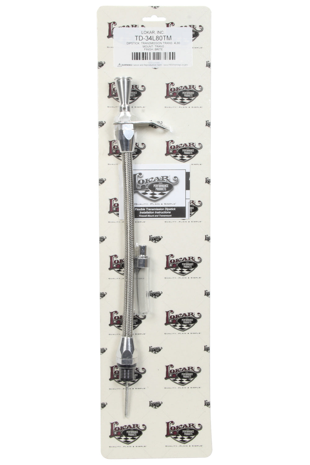 Lokar TD-34L80TM Hi-tech Trans Dipstick 4L80E Trans Mt. Automatic Transmission Dipsticks