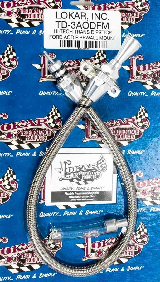 Lokar TD-3AODFM Transmission Dipstick Ford Aod Automatic Transmission Dipsticks