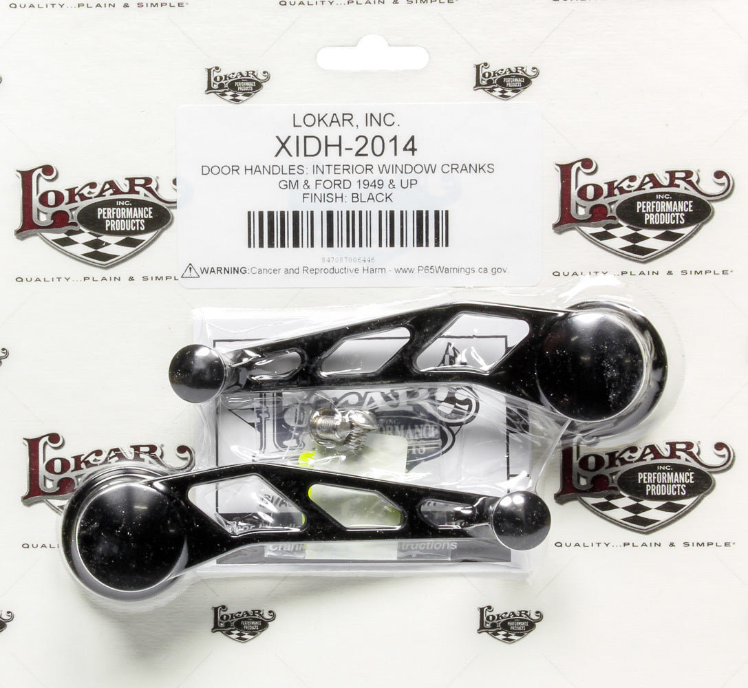 Lokar XIDH-2014 Midnight Series Black Bi Llet Aluminum Window Cra