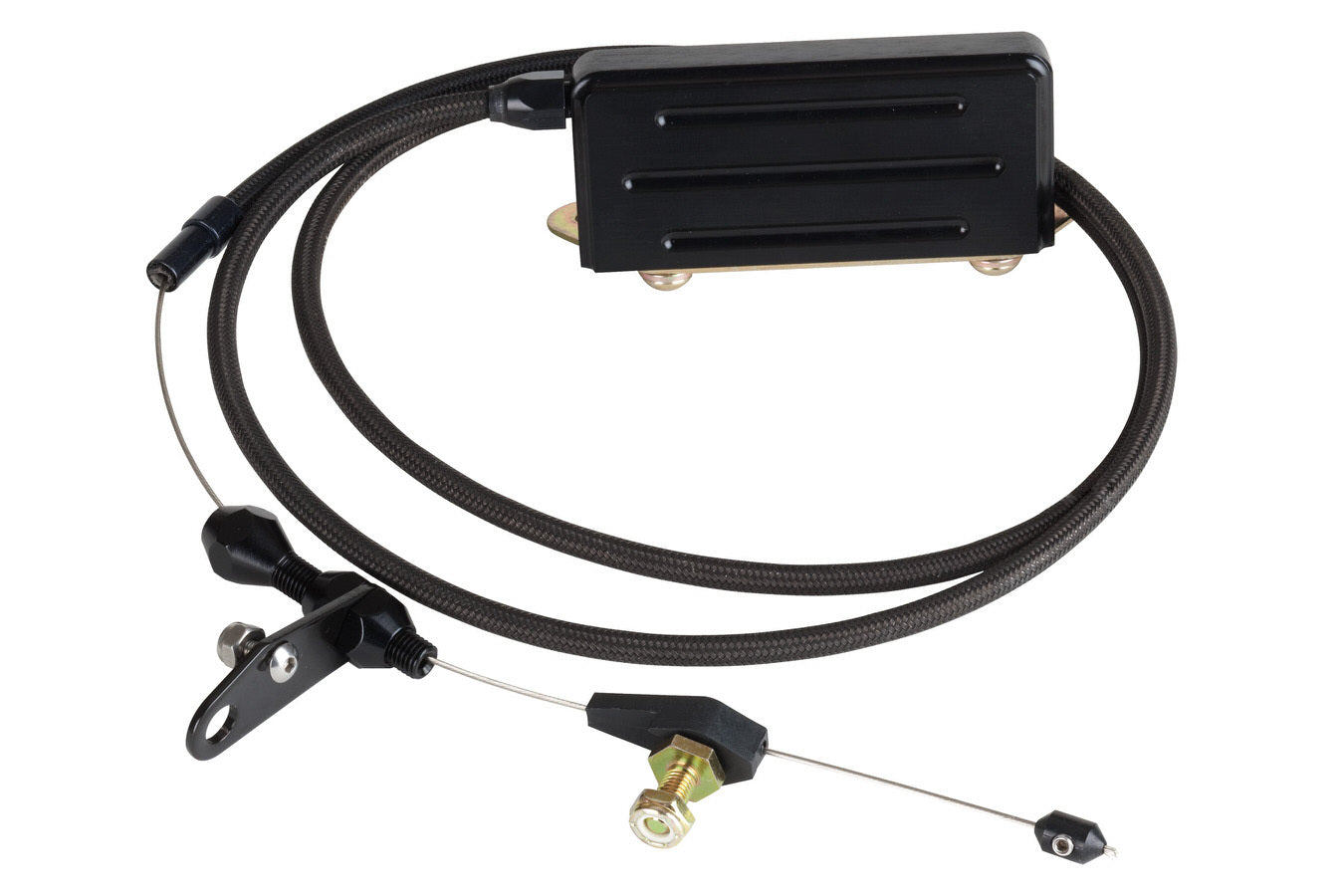 Lokar Black Kickdown Kit GM TH400 Automatic Transmission Kickdowns XKD-2400HT