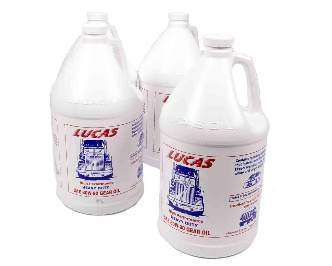 Lucas Oil 80w90 Gear Oil Cs/4-Gallon 10046