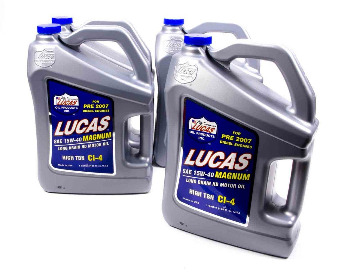 Lucas Oil 15w40 Magnum Oil 4x1Gal 10076