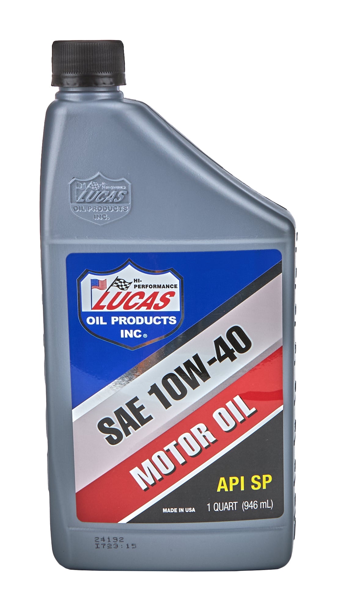 Lucas Oil SAE 10W40 Motor Oil 1 Quart LUC10275