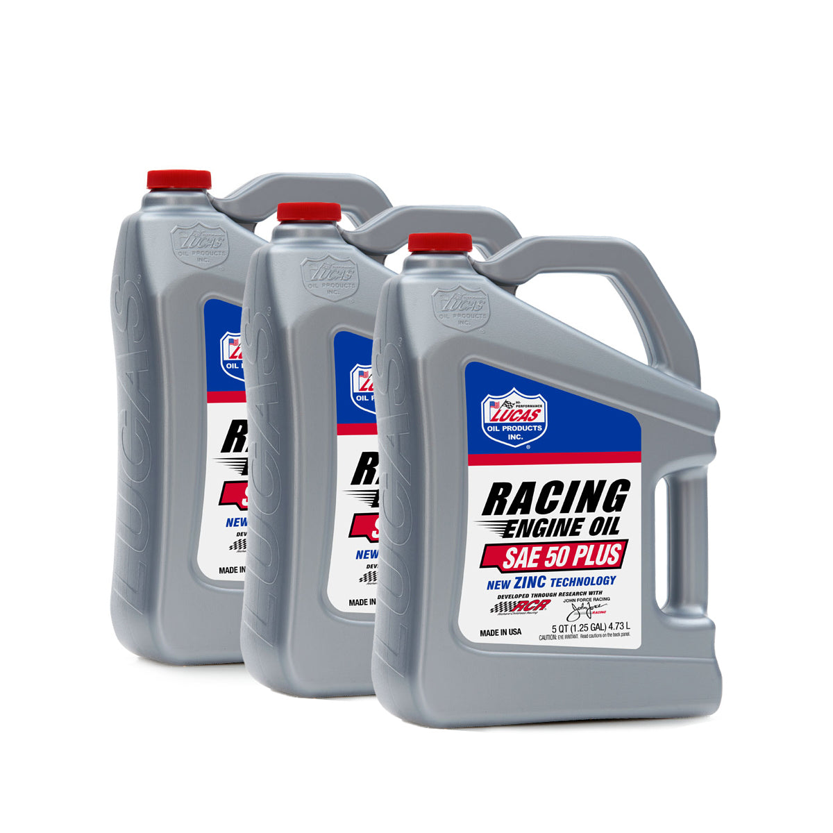 Lucas Oil 50 Plus Racing Motor Oil Case 3 X 5 Quart Bottles 10347