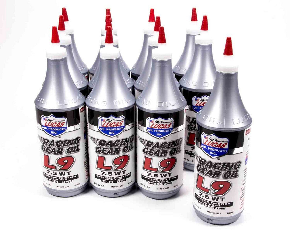 Lucas Oil Synthetic L9 Racing Gear Oil 12x1 Qt 10456