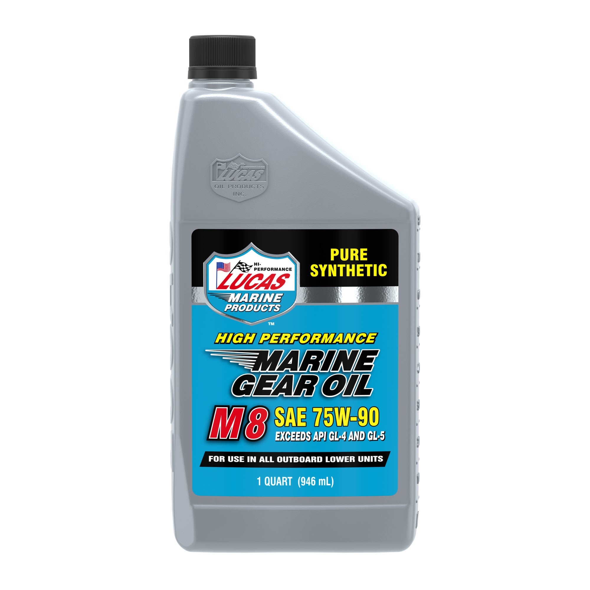 Lucas Oil Products Lucas Oil Marine Gear Oil M8 1 Quart LUC10652