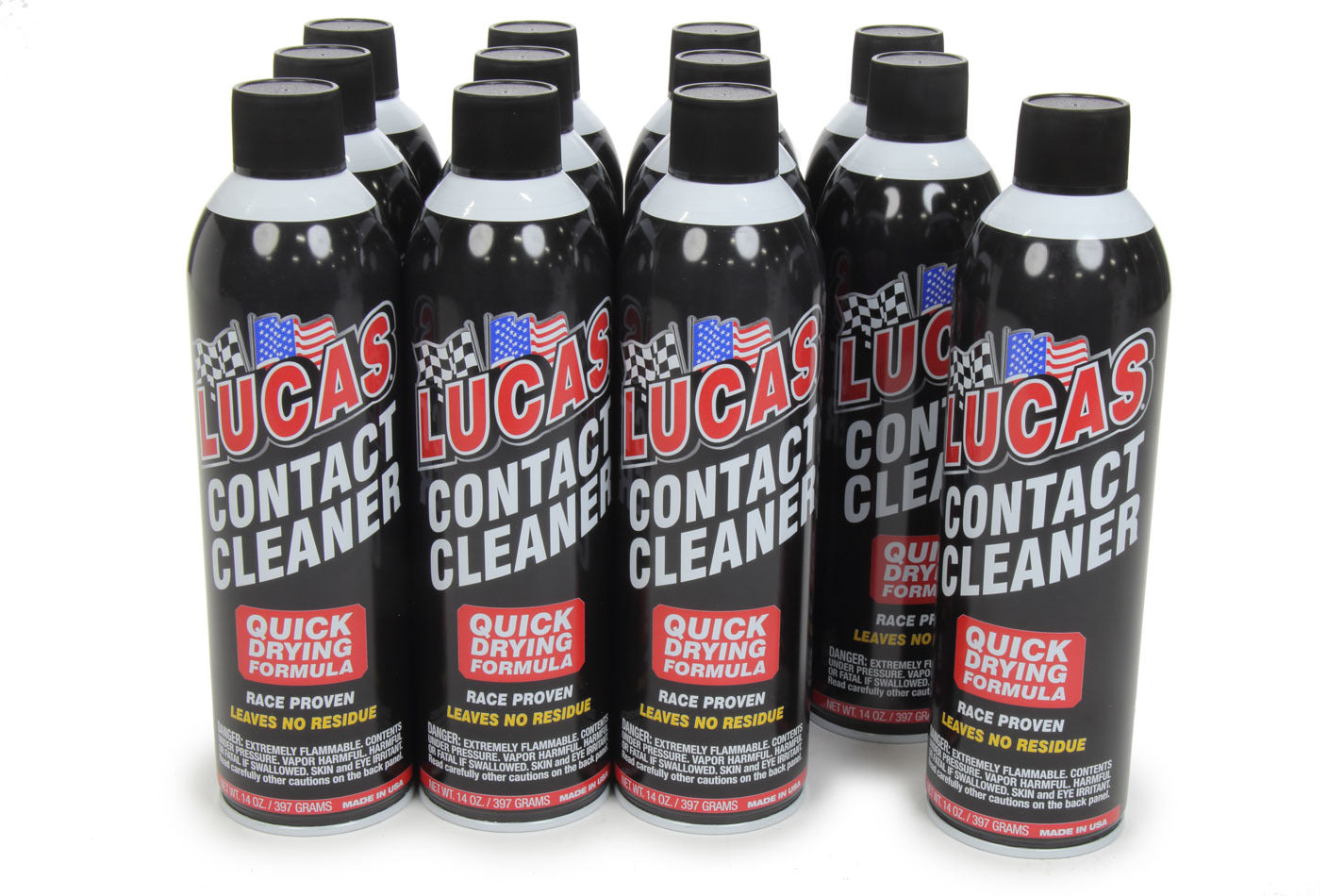 Lucas Oil Contact Cleaner Aerosol Case 12x14 Ounce Cans 10799
