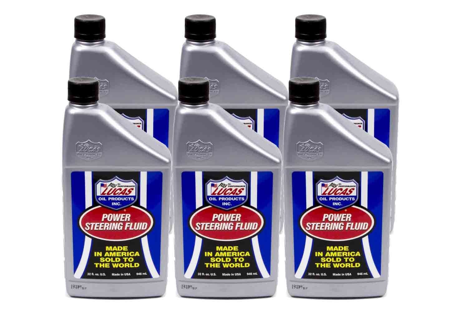 Lucas Oil Power Steering Fluid Case 6 X 1 Quart 10824-6