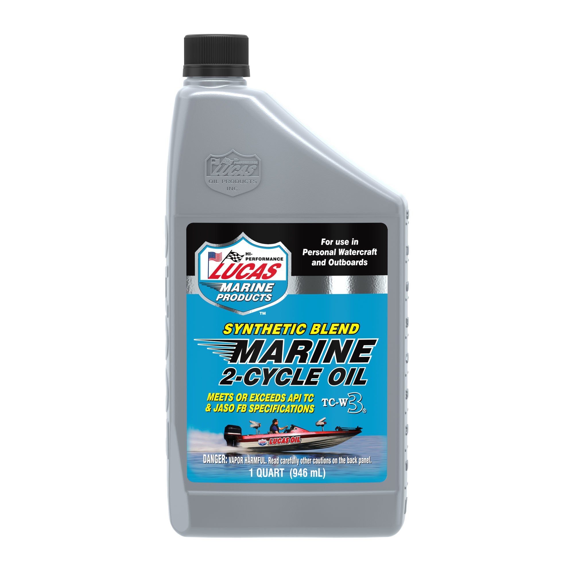 Lucas Oil Products Lucas Oil Marine Oil 2 Cycle 1 Qt. Synthetic Blend LUC10860