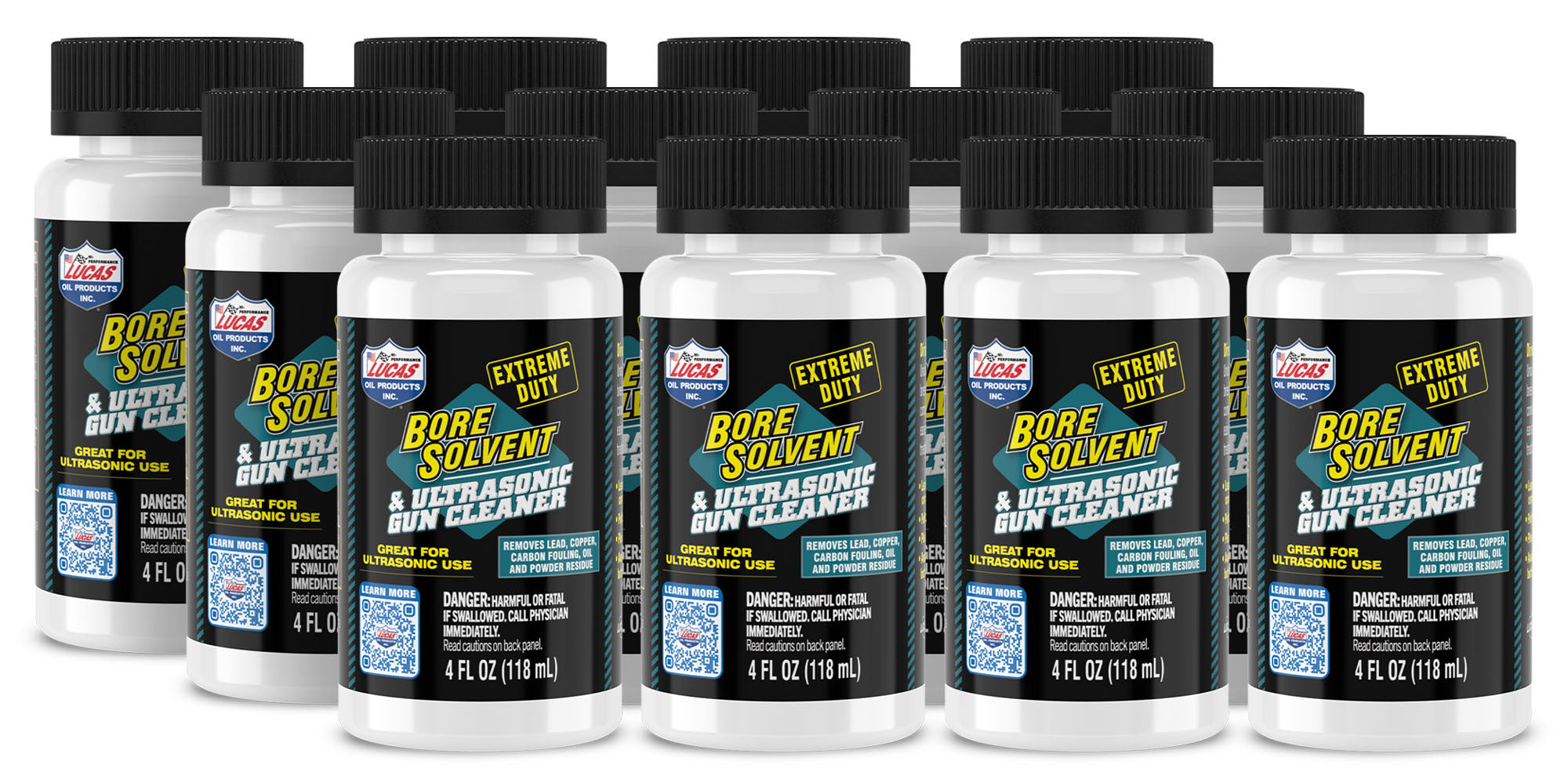 Lucas Oil Products Lucas Oil Extreme Duty Bore Solven T Case 12x 4 Ounce 10907