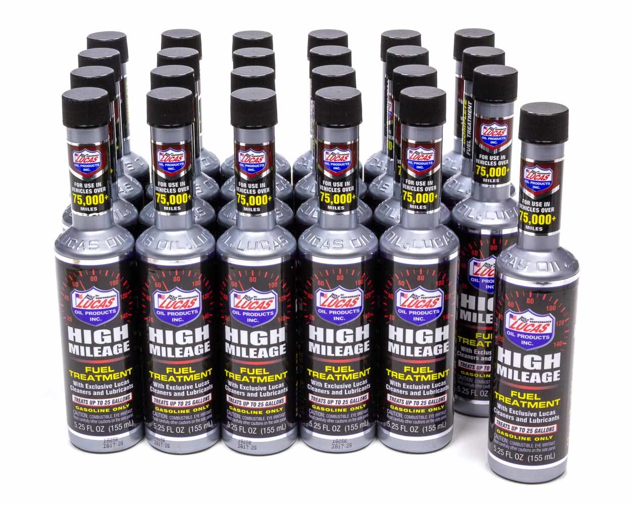 Lucas Oil High Mileage Fuel Treat Ment Case 24 X 5.25 Oz. 10977