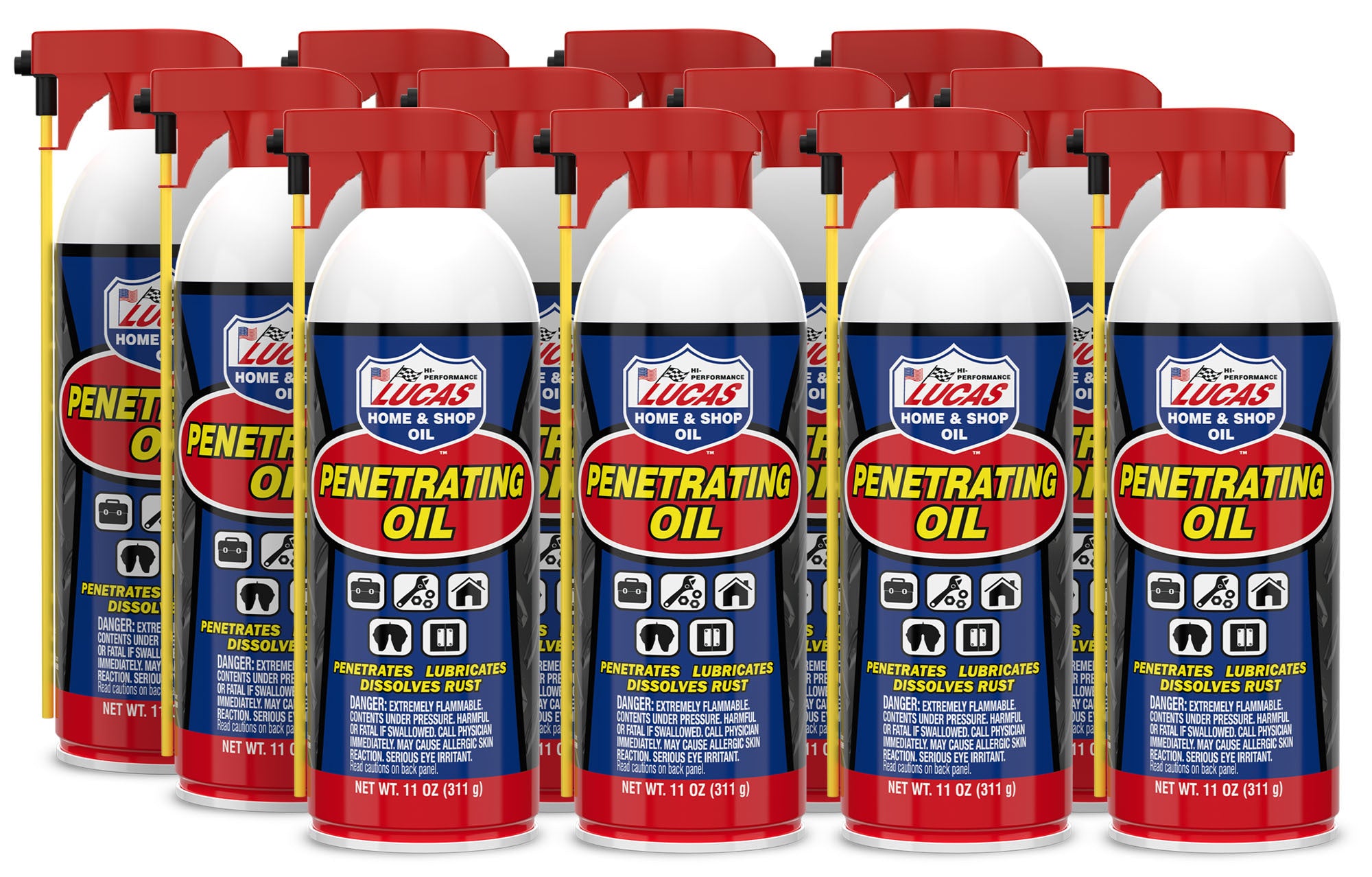 Lucas Oil Products Lucas Oil Penetrating Oil Case 12 X 11 Oz. 11043