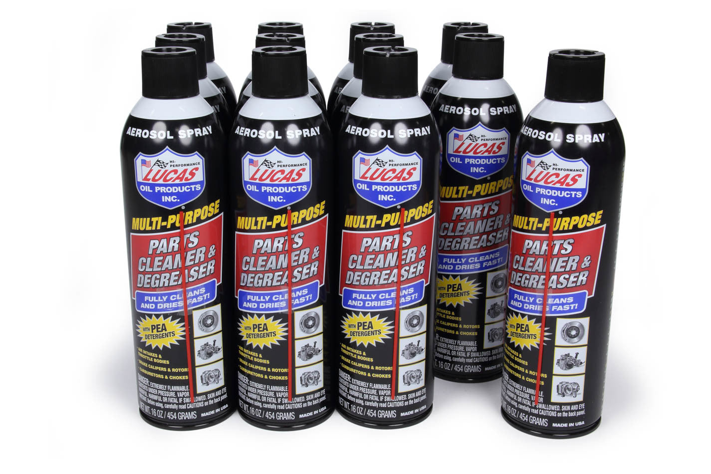 Lucas Oil Parts Cleaner & Degrease R Case 12x16oz 11115