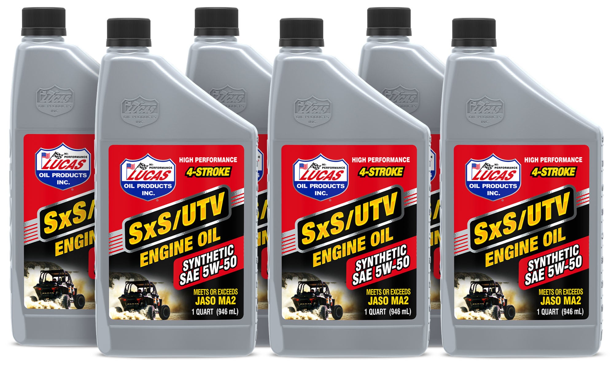 Lucas Oil Products Lucas Oil Synthetic 5w50 Sxs Oil Case 6 X 1 Quart 11208