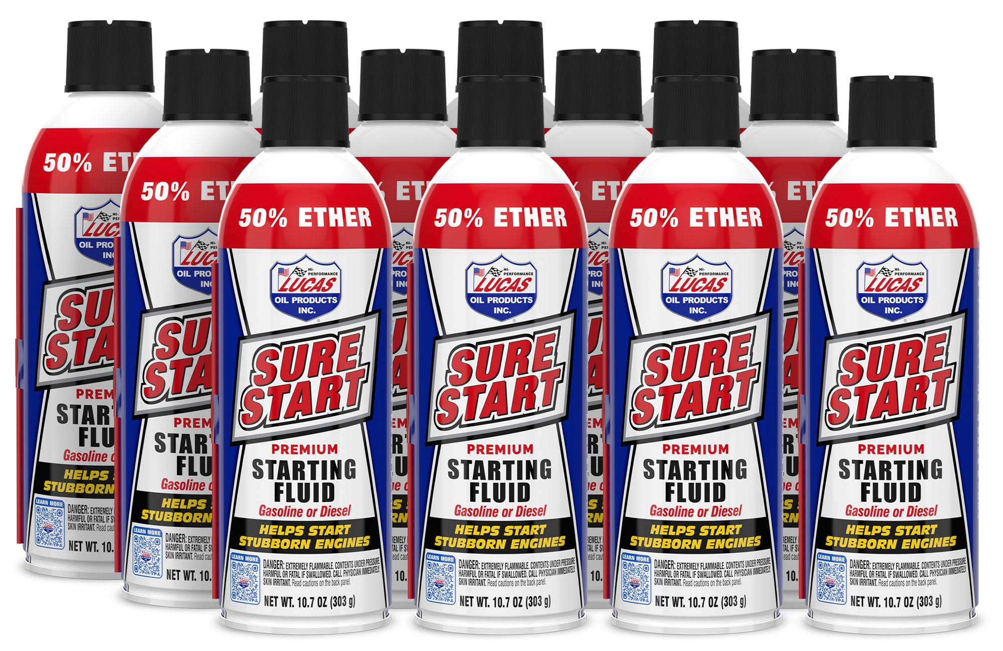 Lucas Oil Products Lucas Oil Sure Start Starting Flui D Case 12 X 10.7 Ounce 11238