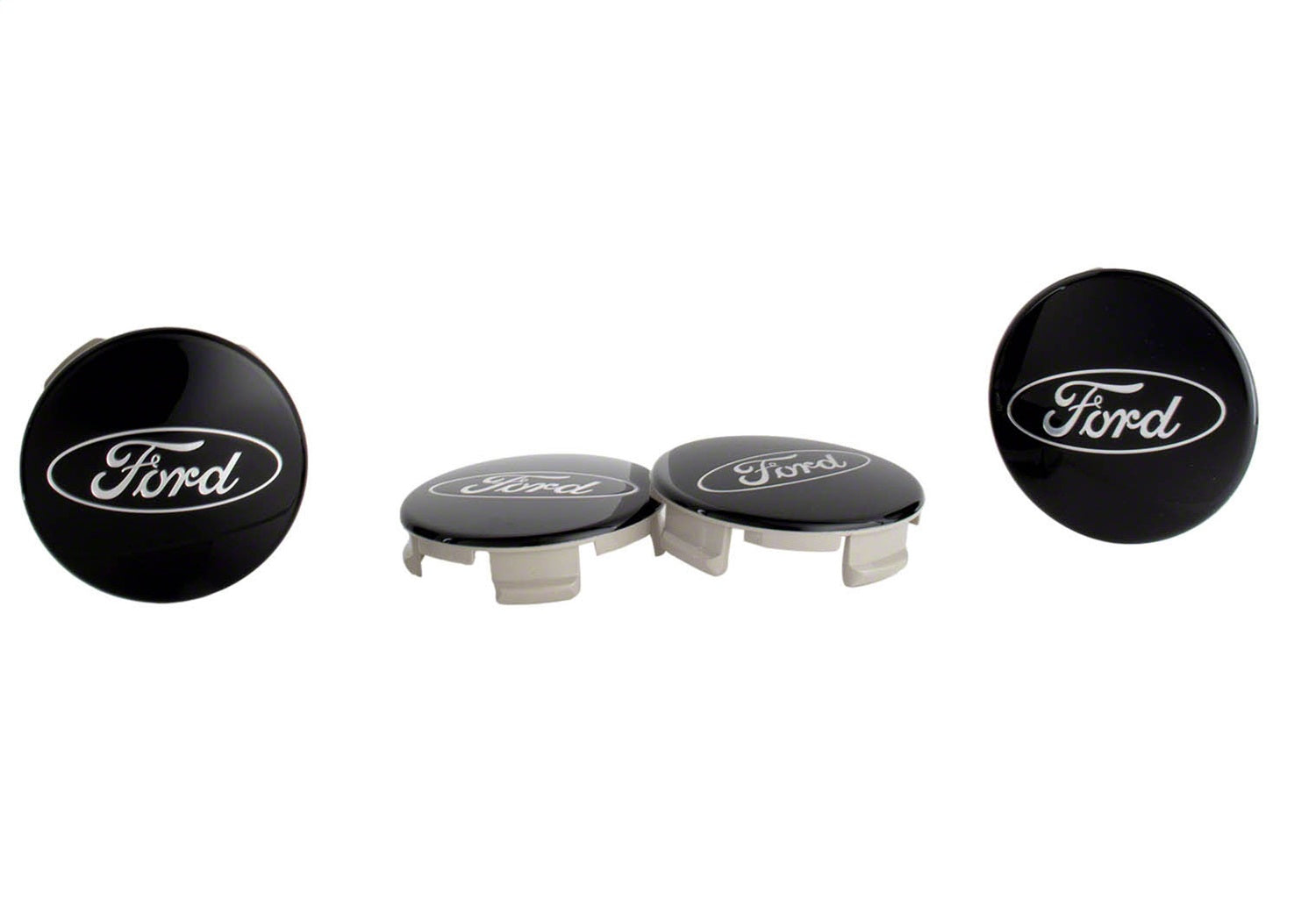 Ford Performance Ford Truck/SUV Black And Chrome Wheel Center Cap Kit - M-1096K-BCT - Image 3