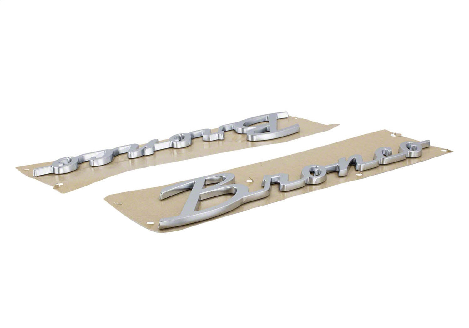 Ford Performance 2021-2025 "Bronco" Script Emblem Kit - Silver - M-1447-BSS - Image 2