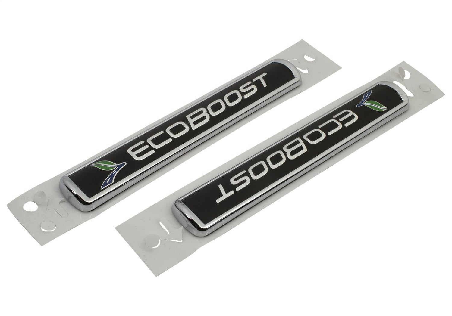 Ford Performance EcoBoost Emblems/Badges - Black And Silver - Pair - M-1447-EBBLK - Image 3